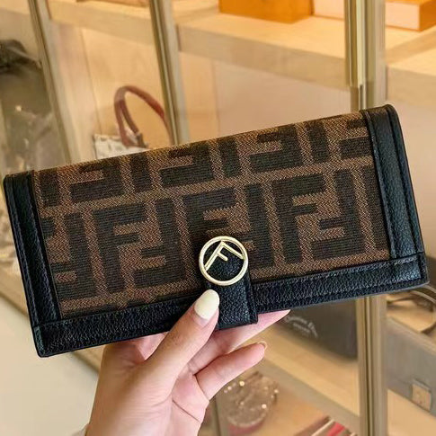 Fendi FF Fashion Long and Short Wallet Bank Card Bag Handbag