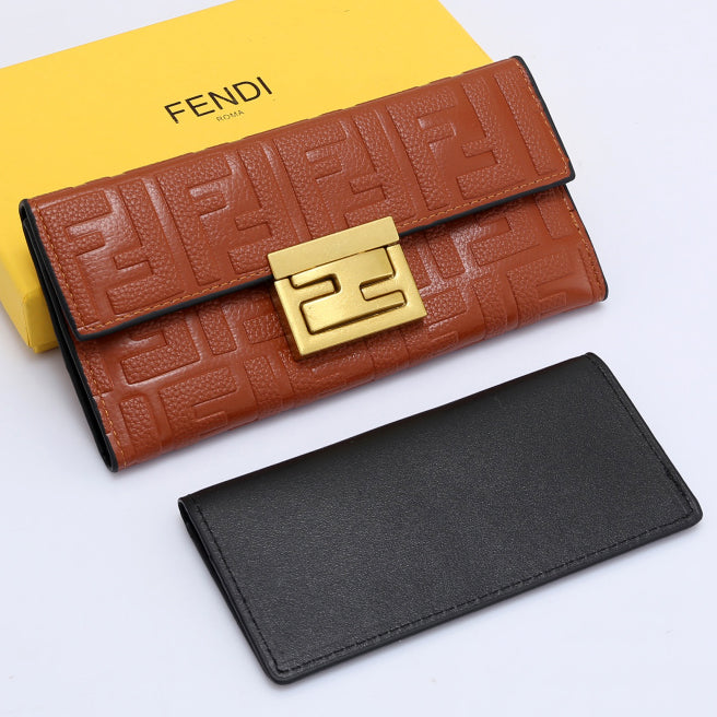 FENDI FF Fashion Long Wallet Card Bag Handbag