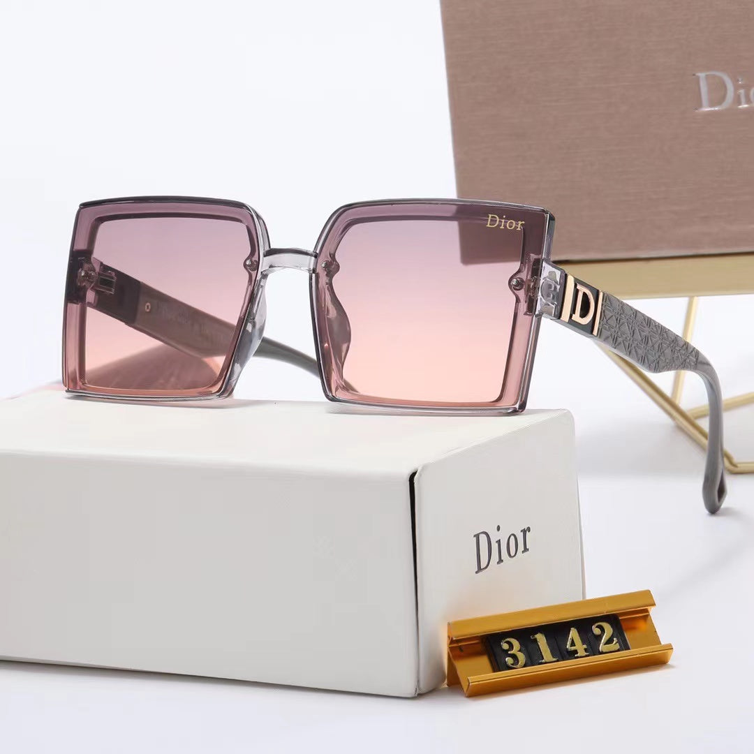 Christian Dior Woman Men Fashion Summer Sun Shades Eyeglasses Glasses Sunglasses