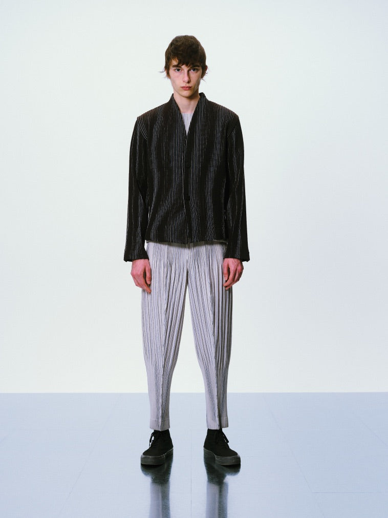 冬でも温かいです【homme plisse isseymiyake】tweed pleats