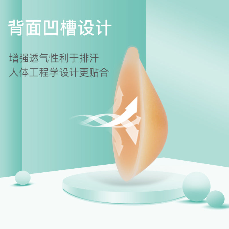 CT teardrop shaped silicone breast Form - The Breast of Everything