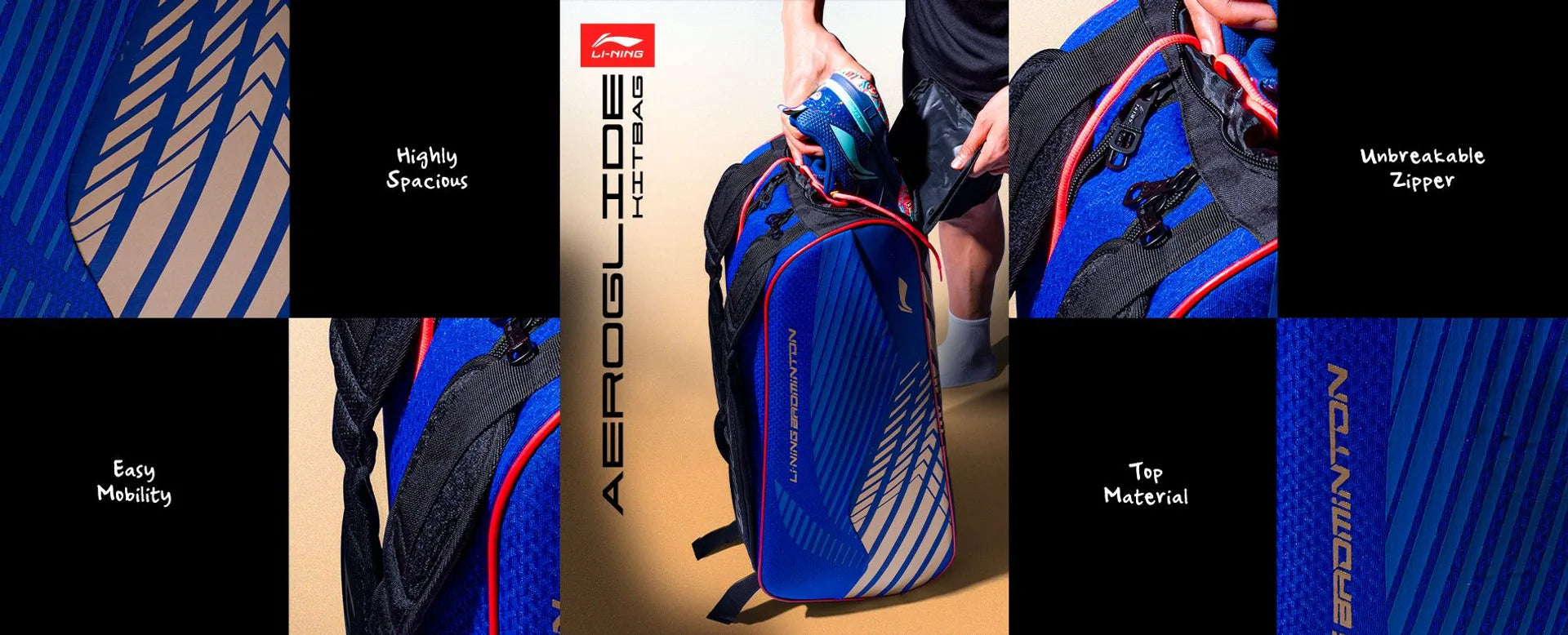 li-ning Aero Glide Kit Bag