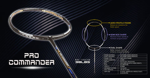 Apacs Pro Commander Badminton racket