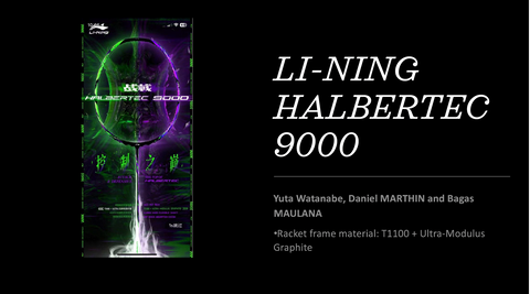 Li Ning Halbertec 9000 Badminton Racket