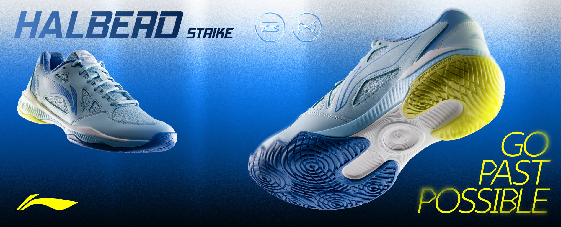 Li-Ning Halberd Strike Non Marking Badminton Shoes
