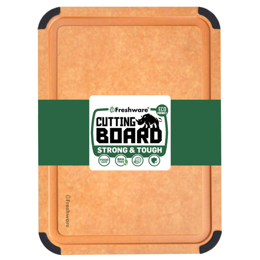 Kitchen Cutting Board Easy-Grip Handles Antibacterial, Non-Porous