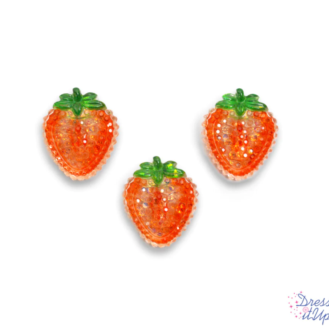 Dress It Up Creative Button Collection,Shimmer Strawberries