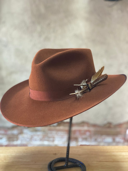 M&F Dakota Brown Crushable Felt Western Cowboy Hat - Jackson's Western