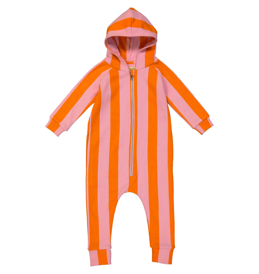 orange hooded jumpsuit