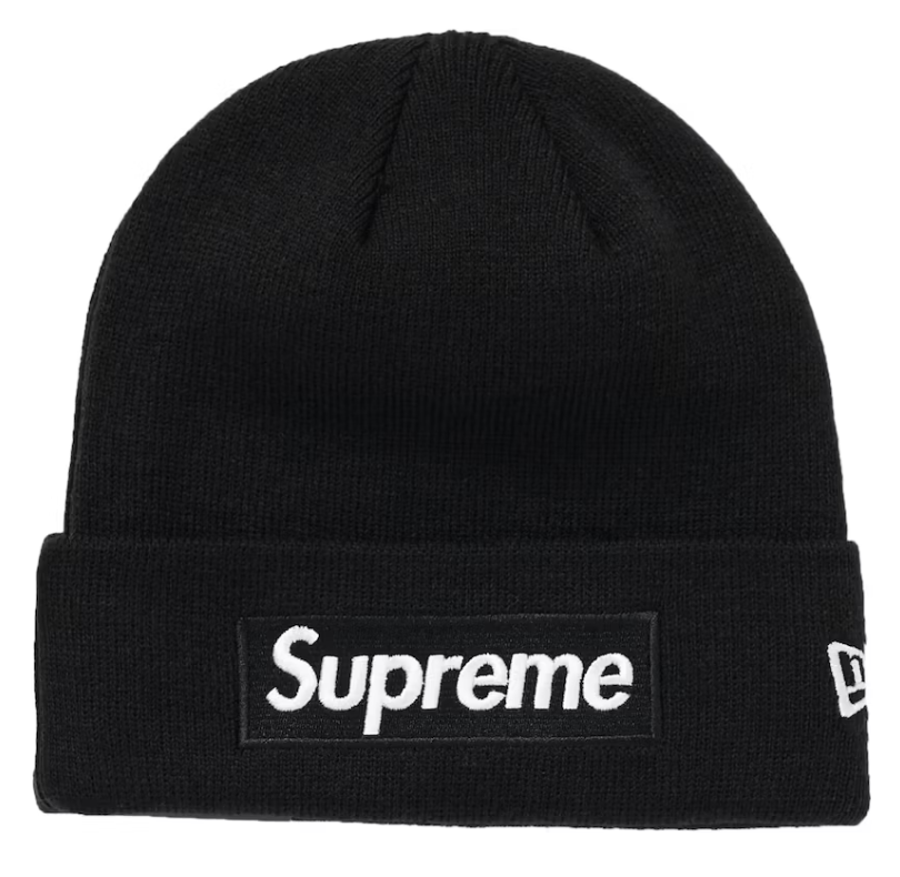 Supreme New Era Box Logo Beanie (FW18) Black