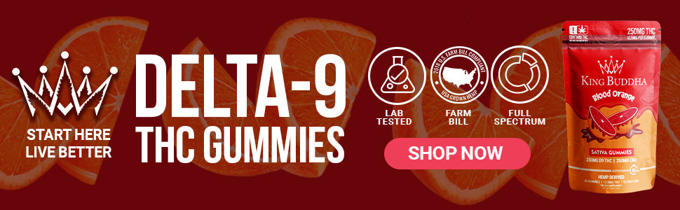 King Buddha Blood orange Delta 9 Gummies