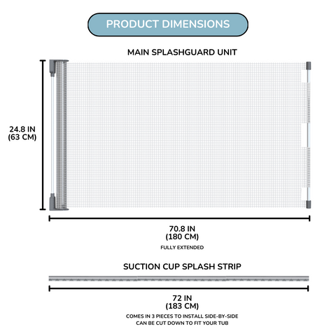 SplashZen Product Dimensions