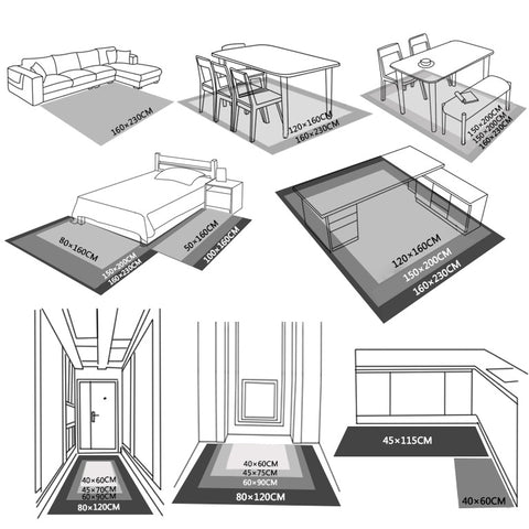 Guide de taille des tapis