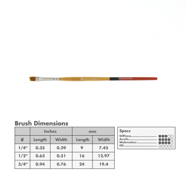 Snap! Paintbrush – Stroke 1 in., Synthetic