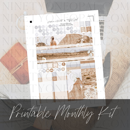 Iceland Journaling Printable Sticker Kit – Ninety One Opal