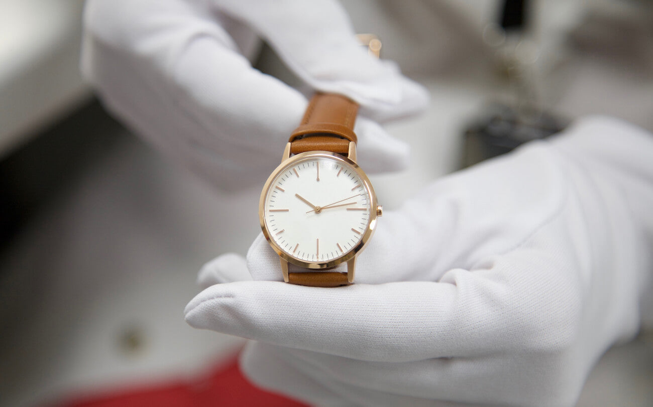 Watch Lab Visit - Rose Gold & Tan ladies Watch - Freedom To Exist - behind the scenes