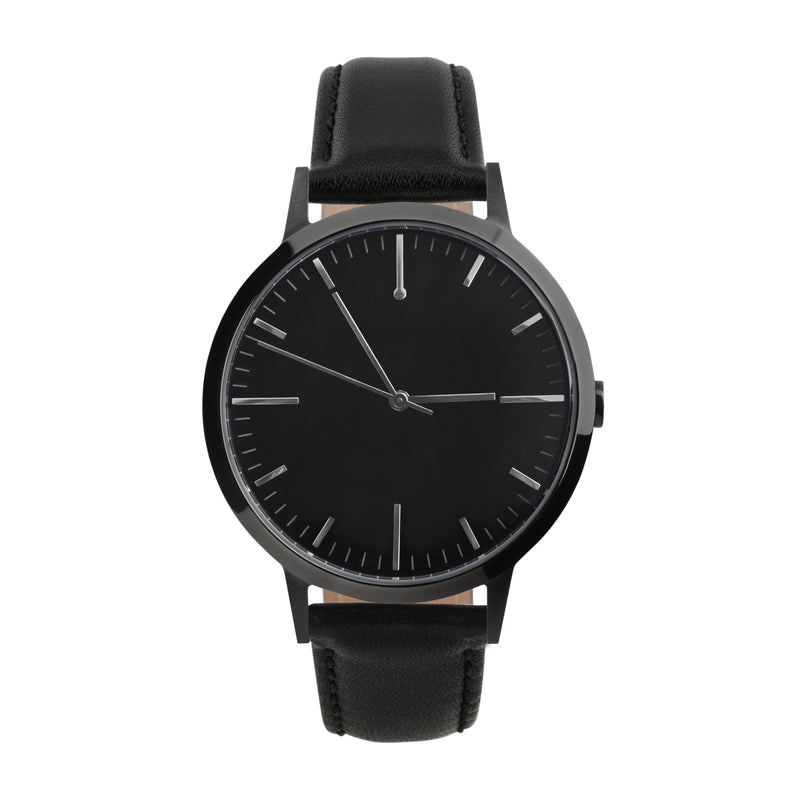 Large All Black 40mm Watch for Men and Women | Freedom To Exist