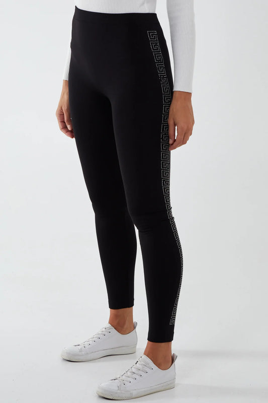 High Waisted Black Fleece Lined Leggings – Style for your Shape