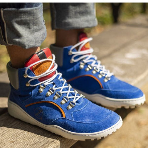 Outdoor blotevoetenschoenen blauw heren