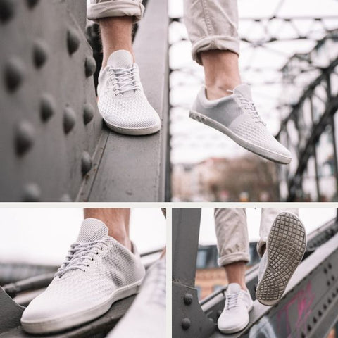 Witte katoenen sneakers