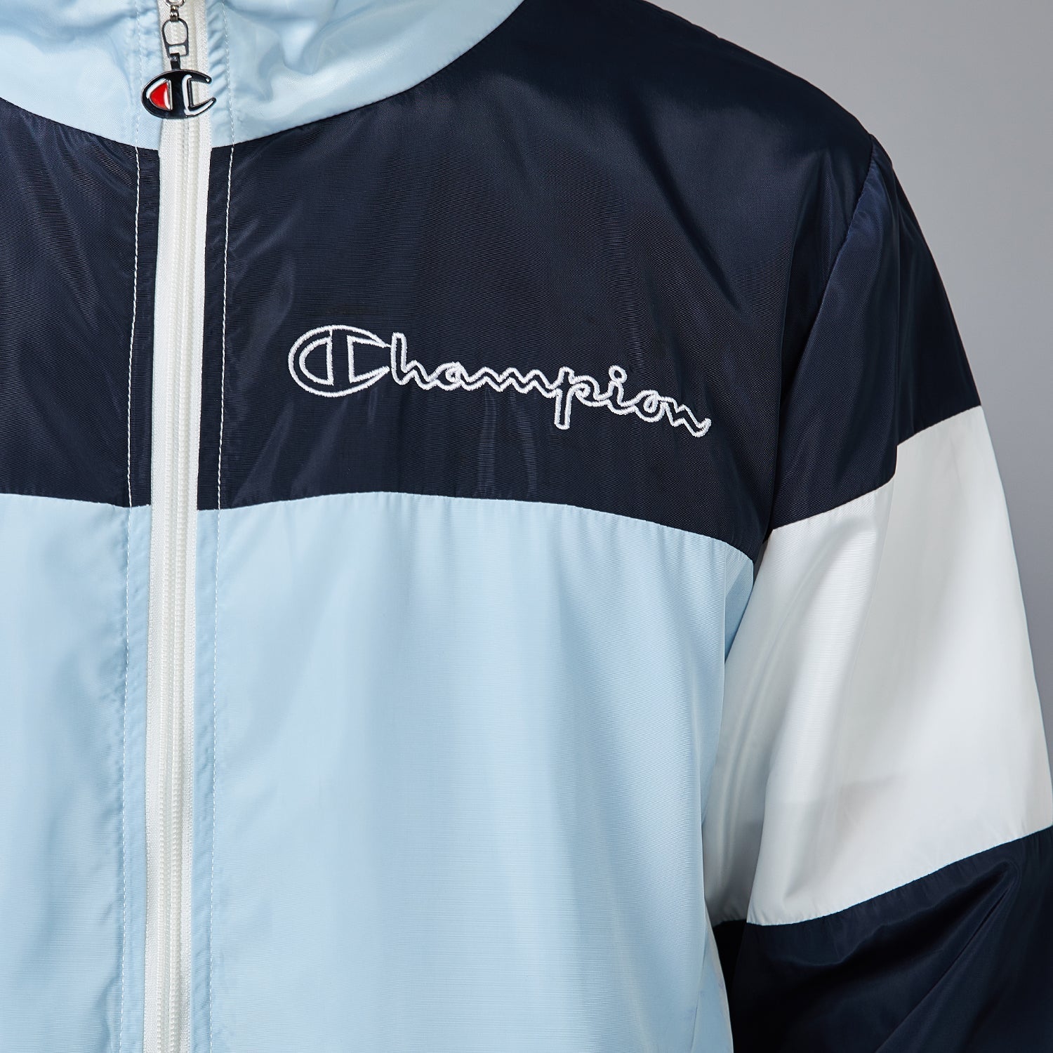 Champion new embroidery fashion stitched zipper windbreaker jacket