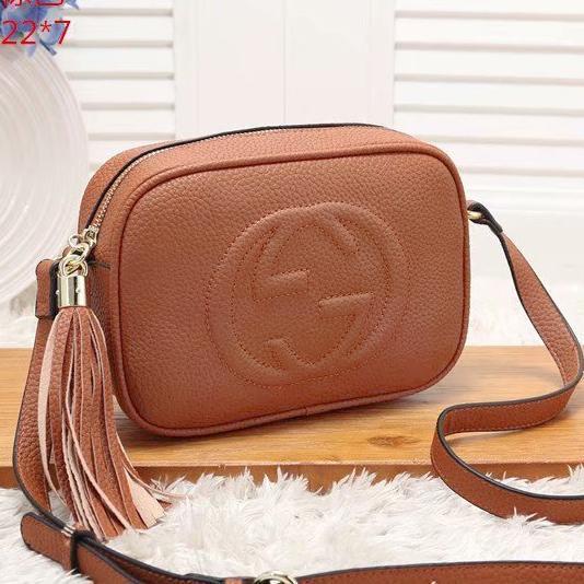 G GG Popular Women Leather Satchel Crossbody Handbag Shoulder Ba