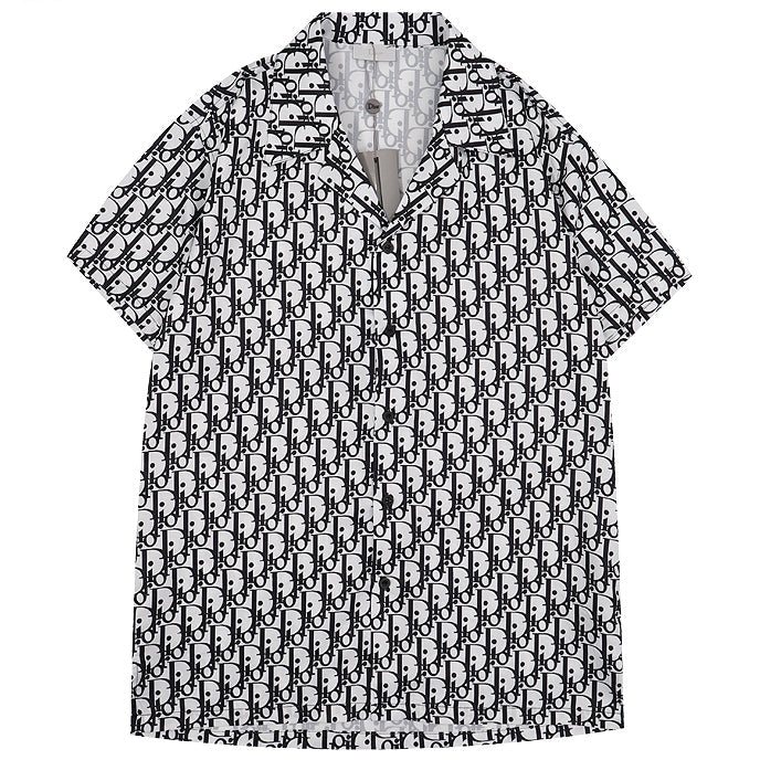 Christian Dior monogram print couples round neck top tee T shirt