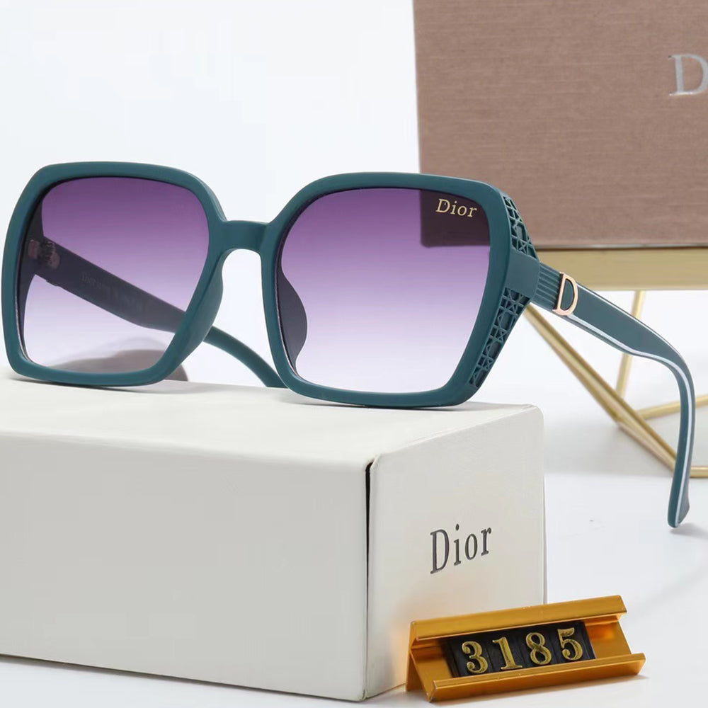 Christian Dior letter logo printed men's and women's casual glasses beach sunglasses