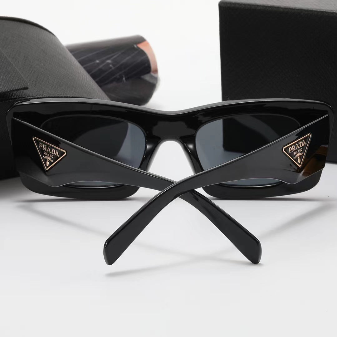 PRADA letter logo splicing color men's and women's glasses casual sunglasses