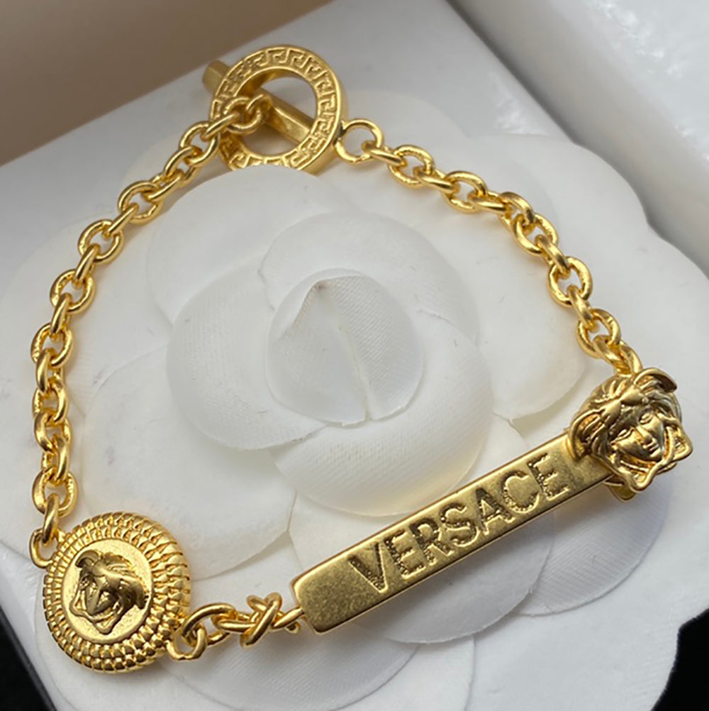 Versace Gold Chain Medusa Bracelet