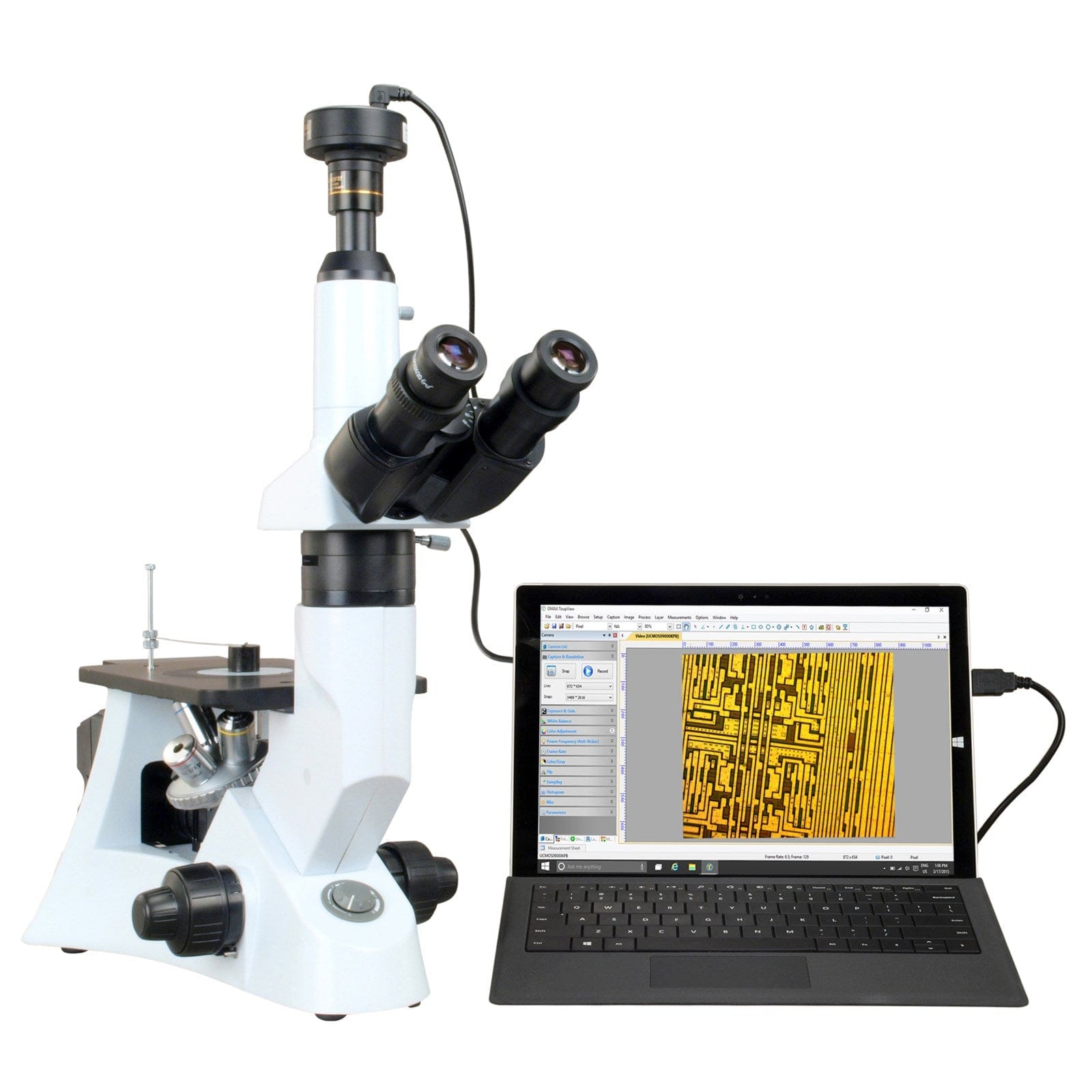 Microscope Stage Clips (Pair) for Polarizing Microscopes