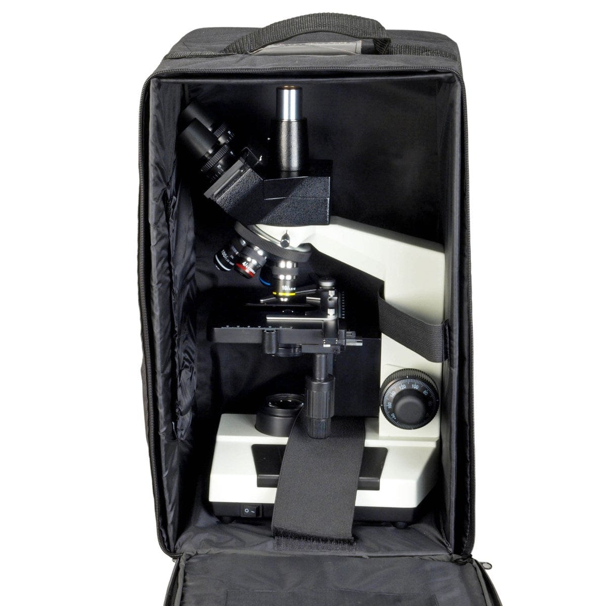 40X-2000X M837L Series Trinocular Lab Compound Microscope w/ LED