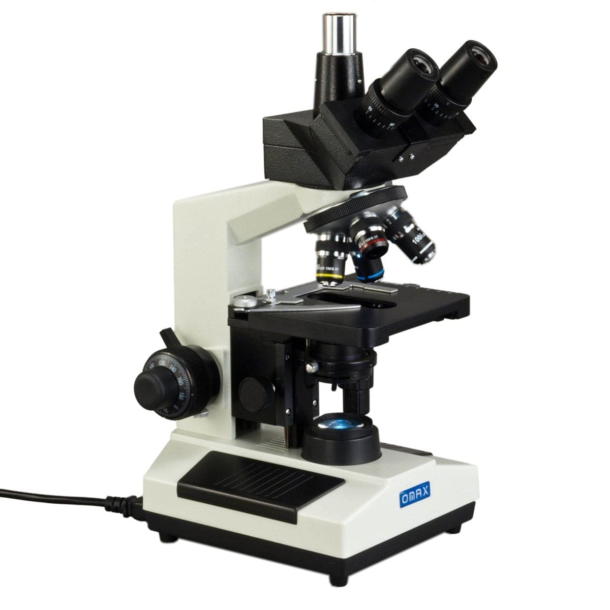 Microscope monoculaire à LED à surplatine 40 - 400 - Lelaborantin