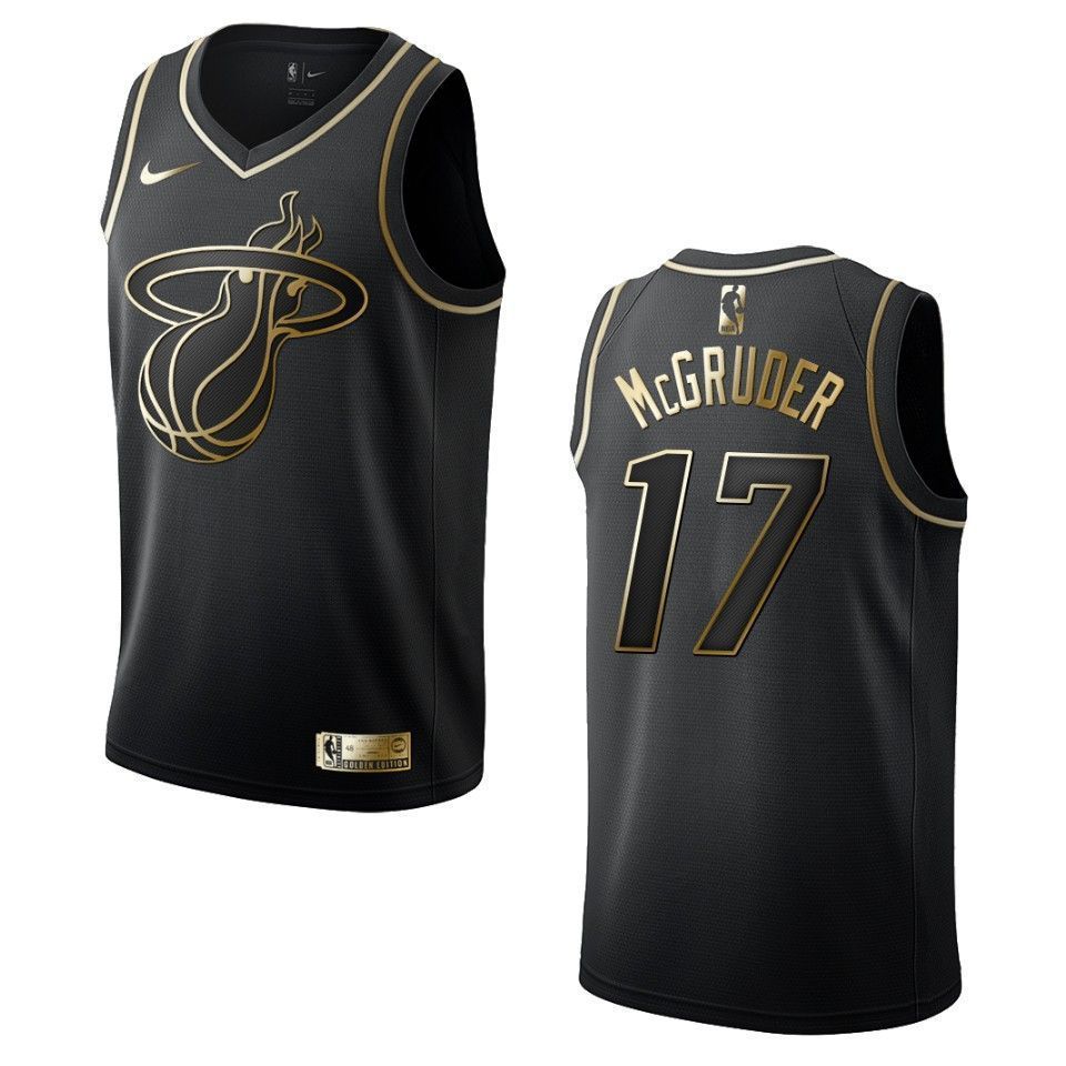 Heat 17 Rodney Mcgruder Golden Black 3D Jersey – Topeka Style