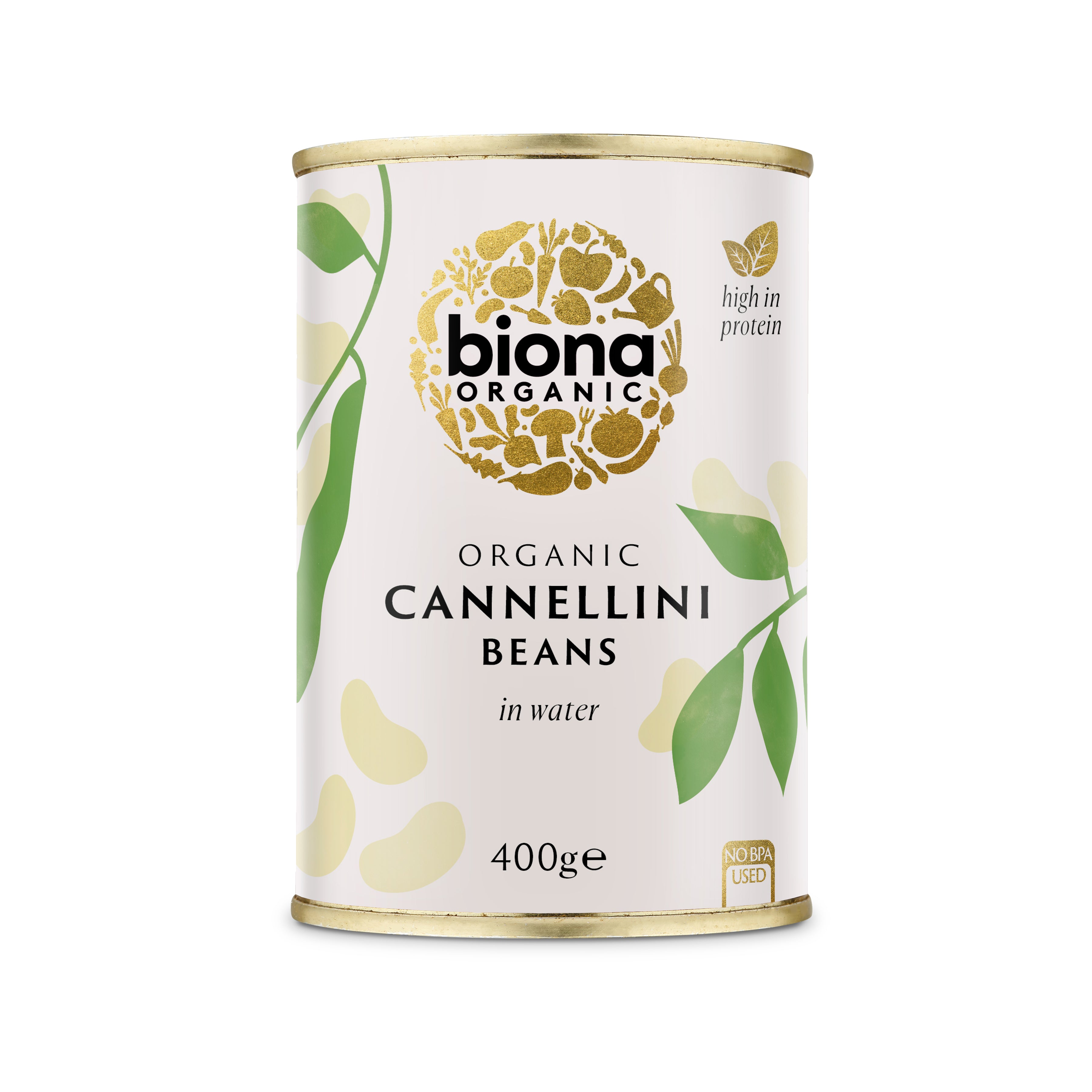 Fasole alba cannellini, bio, 400g, biona