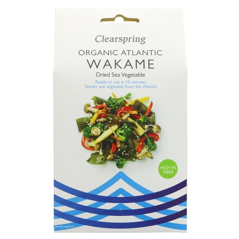 Alge wakame atlantic, bio, 25g, clearspring