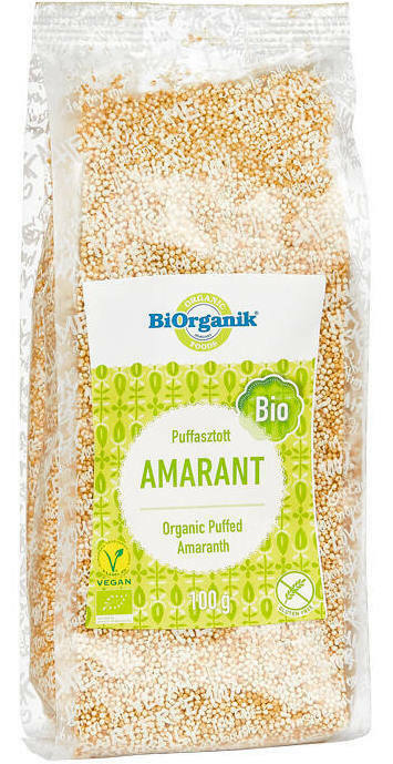 Amaranth expandat, bio, 100g, biorganik