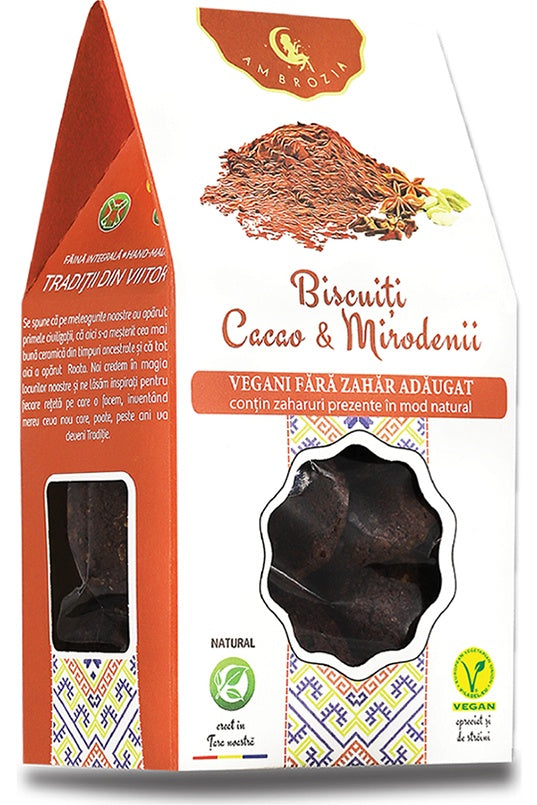 Biscuiti cacao si mirodenii, 130g, ambrozia