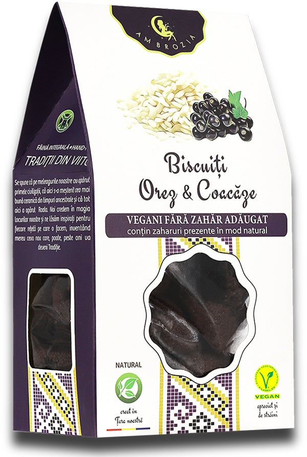 Biscuiti orez & coacaze, 130g, ambrozia