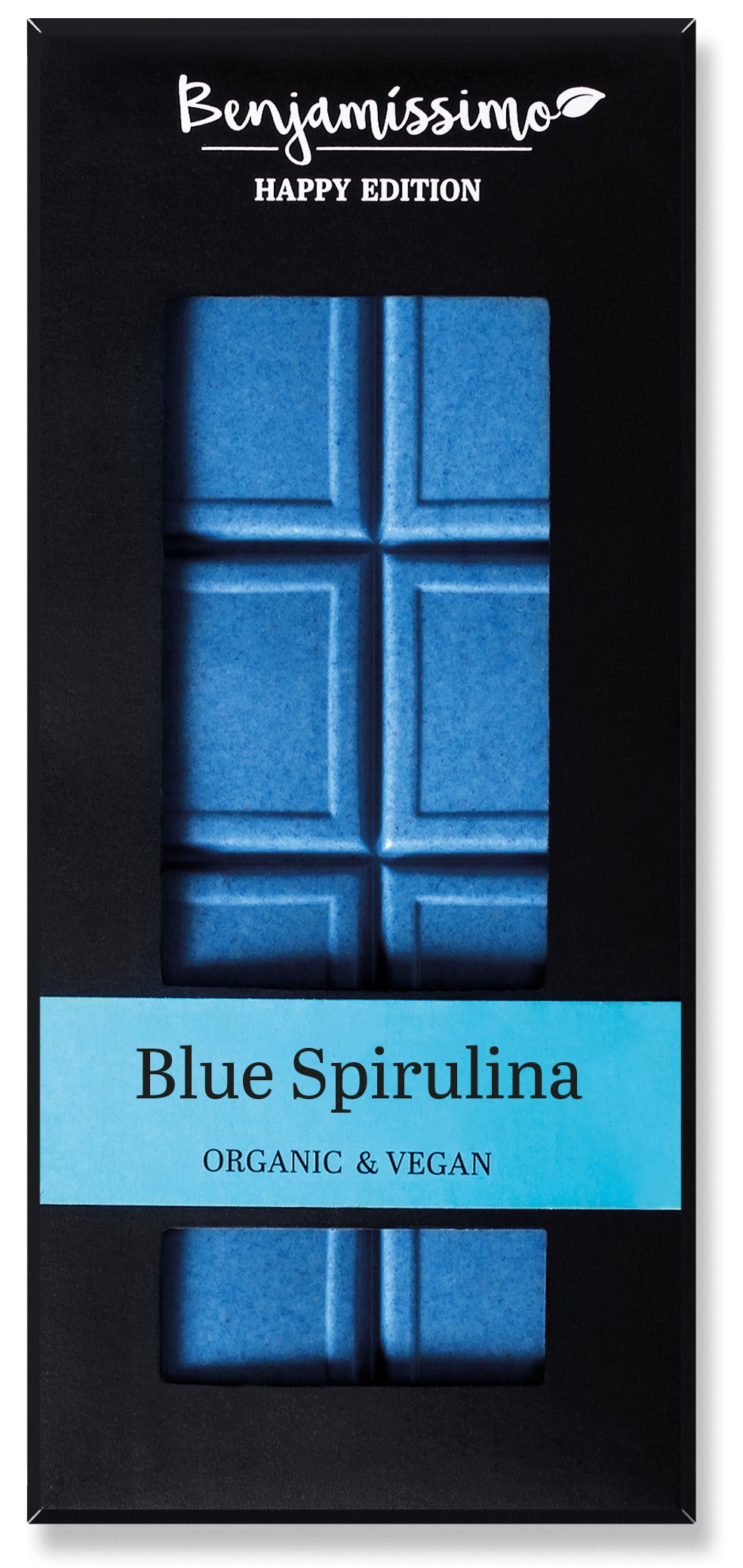 Ciocolata cu spirulina albastra, bio, 60g, benjamissimo