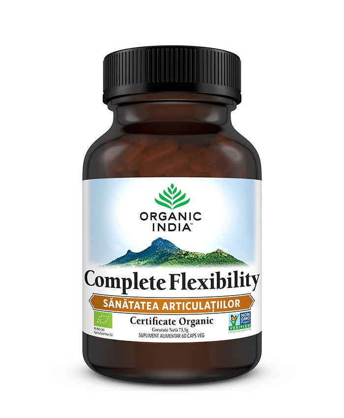 Complete flexibility - sanatatea articulatiilor, 60 capsule vegetale, organic india