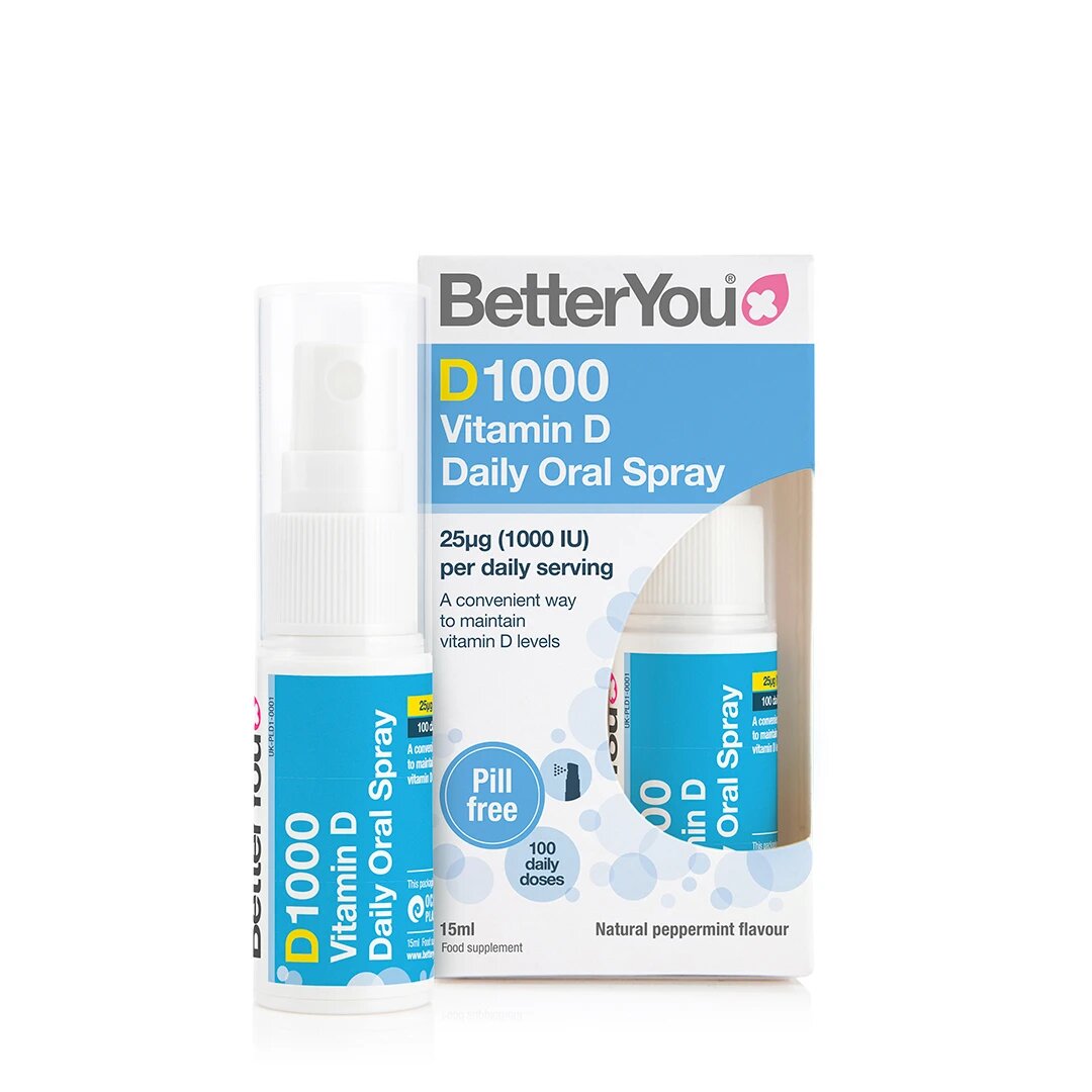 D1000 vitamin d oral spray, 15ml, betteryou