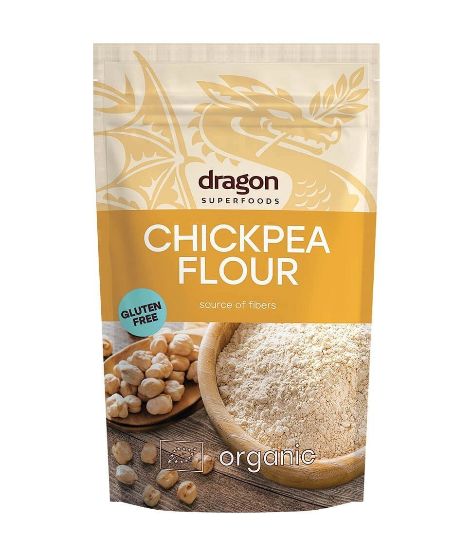 Faina de naut, fara gluten, bio, 200g, dragon superfoods