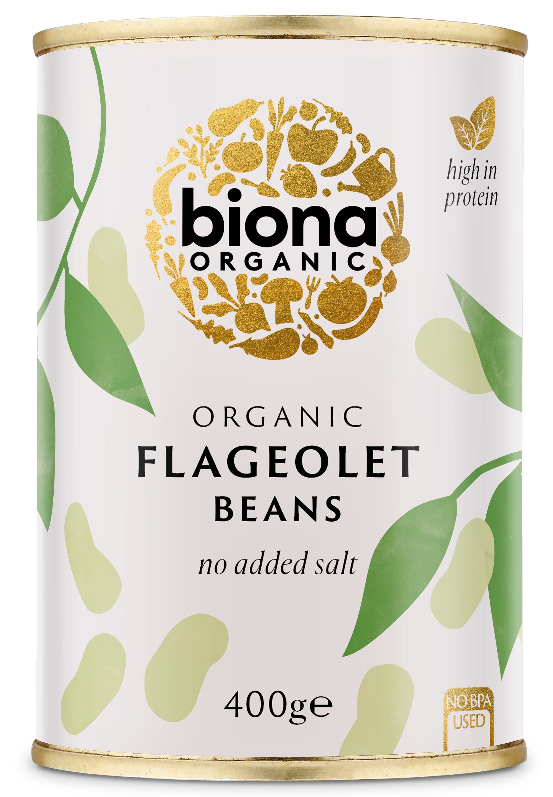 Fasole flageolet, bio, 400g, biona