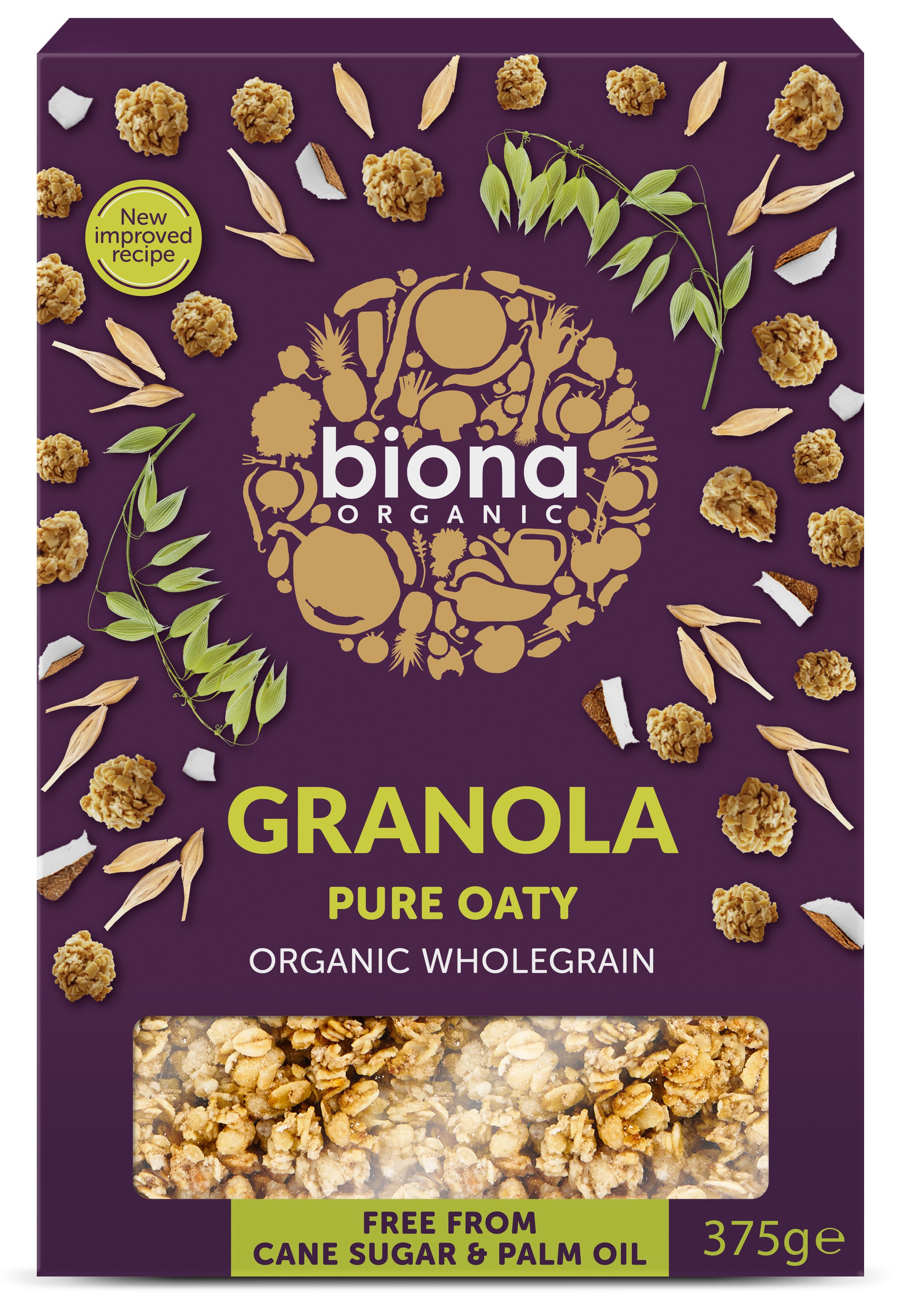 Granola cu ovaz, bio, 375g, biona