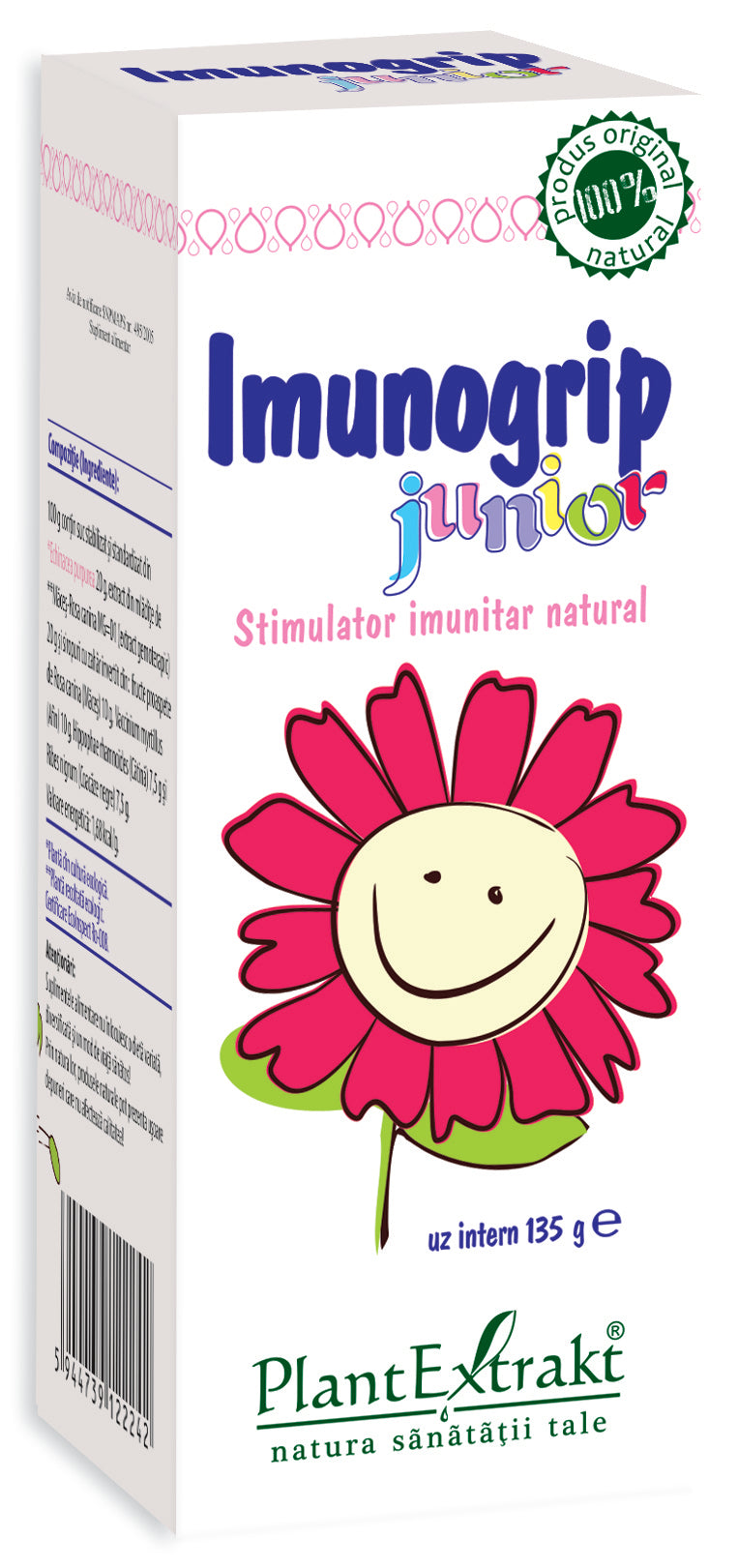 Imunogrip junior, 135g, plantextrakt