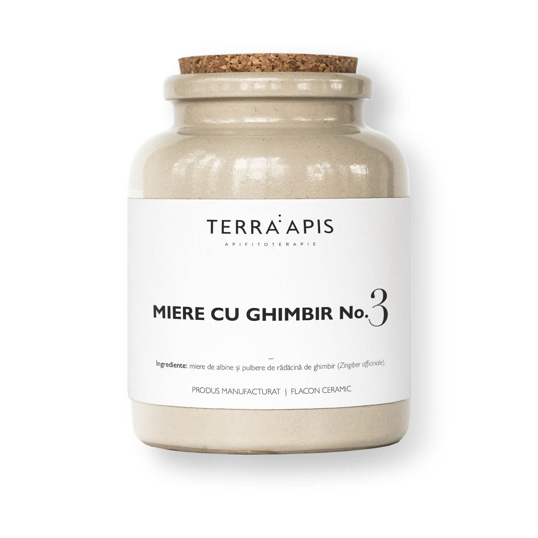 Miere cu ghimbir no. 3, 400g, apiarium