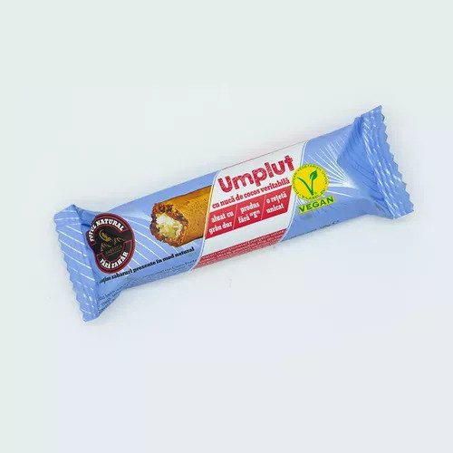 Baton umplut cu nuca de cocos, 60 g, ambrozia