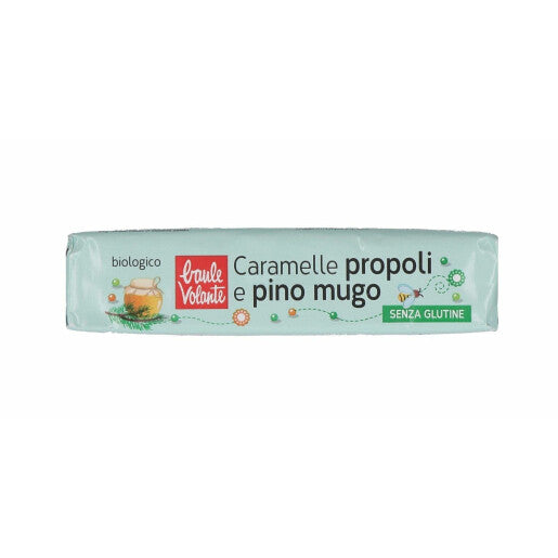 Bomboane bio cu propolis si pin, fara gluten, 45g, baule volante