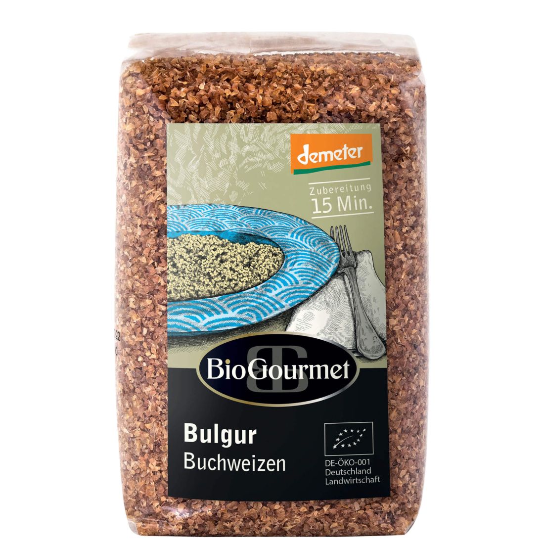 Bulgur din hrisca demeter, bio, 500g, biogourmet